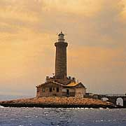 Pula Lighthouse, in Croatia, from rental site adriatic.hr