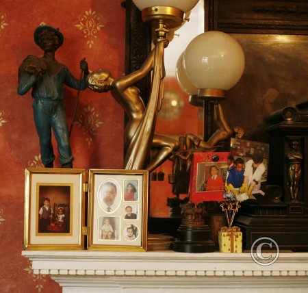 A mantlepiece corner