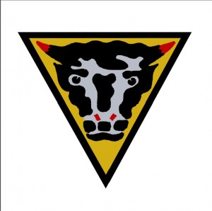 The Bull's Head insignia of the 79th Armoured Division